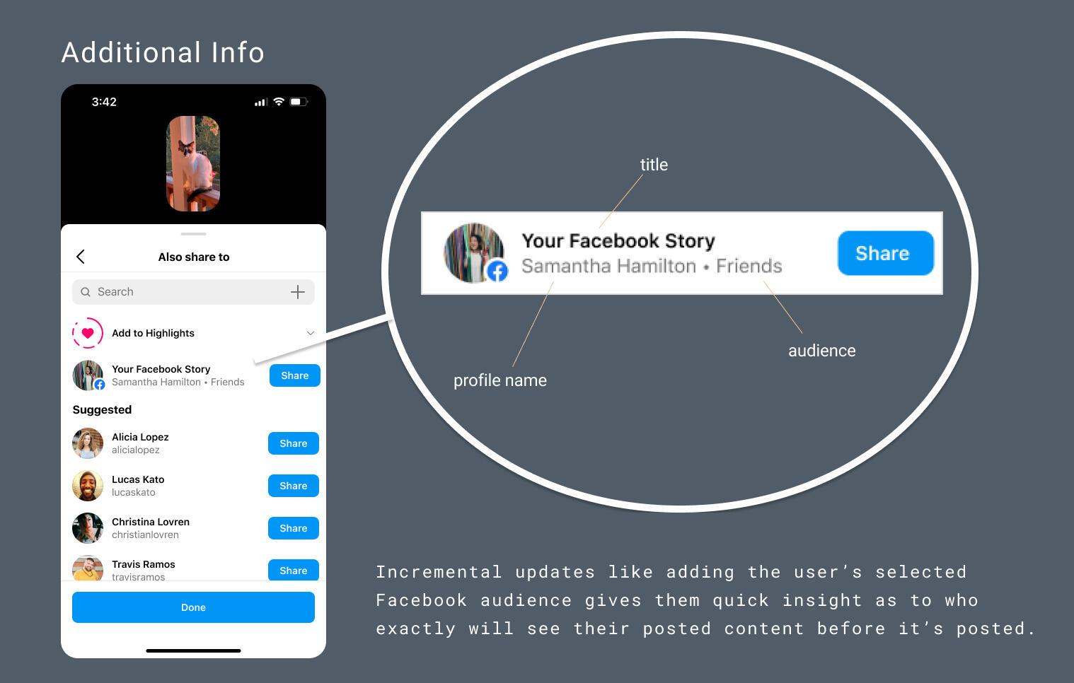 Surface users FB profile info Surface users FB profile info